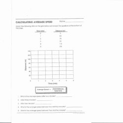 Determining speed velocity worksheet answers