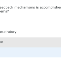 Feedback mechanisms pogil answer key