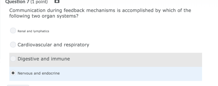 Feedback mechanisms pogil answer key